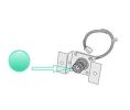 Door King 1812-044 Lexan Lens Cover Camera