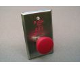 Dortronics 5211-MP23DA-B 5210 Series Exit Push Button, 1-9/16" Diameter Mushroom Button, Black Button