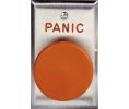 Dortronics 5216-MP23PP-RXE2 5210 Series Exit Push Button, 2-3/8" Diameter Palm Push/Pull Button with DPST Alternate Action, Red Button, Stainless Steel Plate Engraved "PANIC"