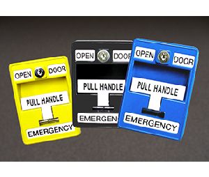 Dortronics 6510-BL-S35 6500 Series Emergency Pull Station, Blue Enamel Finish