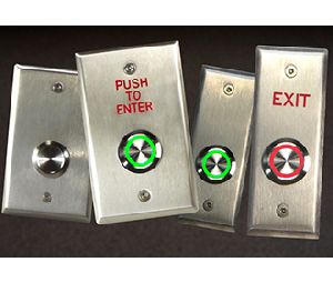 Dortronics WR5276-HD29XLRG 5276 Series Weather Proof Heavy Duty Button, 3/4" Round Stainless Button