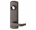 Dexter ED2000T-CLRM-R-ESC-NC-SP313 Exit Device Trim, ED2000 Series, Classroom, Lever x Escutcheon x Cylinder (Less Cylinder), Dark Bronze