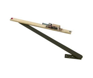 Glynn Johnson 101F-US10B Heavy Duty Concealed Overhead Friction Hold Open, Size 1, Oil Rubbed Bronze