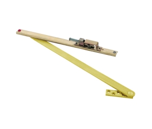 Glynn Johnson 101H-US3 Heavy Duty Concealed Overhead Hold Open, Size 1, Bright Brass