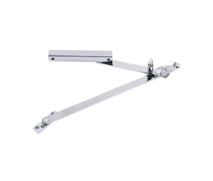 Glynn Johnson 813H-US32 Heavy Duty Surface Overhead Hold Open, Size 3, Bright Stainless Steel