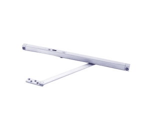 Glynn Johnson 904S-652-J Heavy Duty Surface Overhead Stop Only, Size 4, Angle Jamb Bracket, Satin Chrome