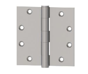 Hager 1279-4-1-2X4-1-2-US15A-WS Full Mortise Plain Bearing Hinge, Standard Weight, 4-1/2" x 4-1/2", Steel, 5 Knuckle, Antique Nickel
