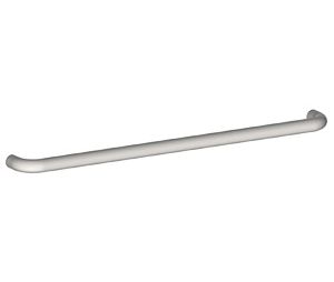 Hager 130S-US3-28CTC Push Bar 1" Round, 2-1/2" Projection, 28" CTC, Bright Brass