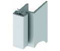 Hager 780-114HD-83-CLR Concealed Leaf Continuous Geared Hinge, Heavy Duty, 83", Center Hung, Aluminum