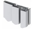 Hager 780-210HD-119-CLR Full Surface Continuous Geared Hinge, Heavy Duty, 119", Aluminum