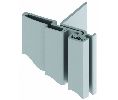 Hager 780-211HD-119-CLR Half Surface Continuous Geared Hinge, Heavy Duty, 119", Aluminum