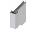 Hager 780-224HD-83-CLR-ETW-10-LH Concealed Leaf Continuous Geared Hinge, Heavy Duty, 83", 10-Wire, Aluminum