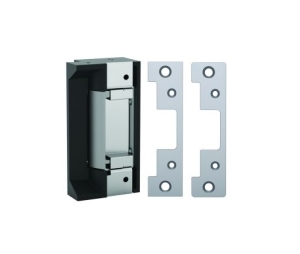 HES 5000C630 Fail Safe/Fail Secure, 12/24VDC Electric Strike Kit with 501 and 501A Faceplates - Satin Stainless Steel