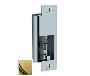 HES 8500606LBM Fail Safe/Fail Secure, Body Only, 12/24VDC Electric Strike, Latchbolt Monitor - Satin Brass