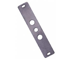 Hes 9000116 630 9000 Series Spacer Bracket, 1/16 In. Spacer Plate, for Surface Mount Electric Strikes, Satin Stainless Steel