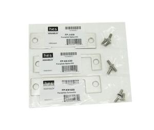 HES LBKIT630 LB Faceplate Kit for 1006 Strike, 4-7/8" x 1-1/4" Size - Satin Stainless Steel