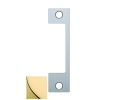 HES NM605 NM Faceplate for 1006 Strike, 4-7/8" X 1-1/4" - Bright Brass