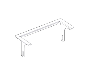 Hes 1500106613E Adapter and Trim Enhancer Kit for 1500 Series Electric Strikes - Oil Rubbed Bronze