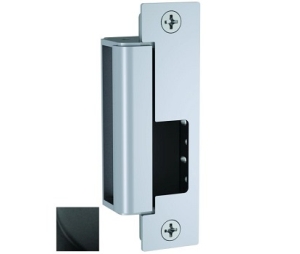Hes 1500 LM BLK 12/24VDC Electric Strike Body with Factory Installed Lock Monitor - Black