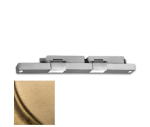 HES 3104312D606LCBMA Fail Secure, Complete 12VDC Electric Strike, Double, PK Keeper, 5-5/8" CTC Latchbolt and Locking Cam Monitor - Satin Brass