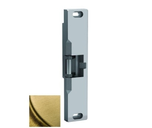 HES 3104SK606 Faceplate Only for 310-4S Electric Strike - Satin Brass