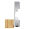 Hes 502612 Faceplate for 5000/5200 Strike, 7-15/16" x 1-7/16" Size - Satin Bronze