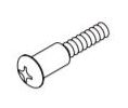 Kawneer 029211 Truss Head Machine Screw Double Acting Standard Doors At Pivot Stile Back to Back 1/4-28 X 1 Thms 5/8 Shoulder