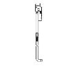 Kawneer 033448 1690 & 1990 Upper Rod Assembly for A 7-0 Door for An Insul Clad Door