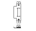 Kawneer 047209 4505-03 Strike for Tuffline Door with MS+1893 Latchlock