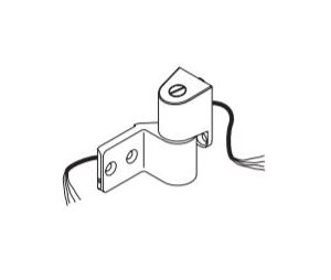 Kawneer 050393-29 Intermediate Pivot, LH Offset 4-Wire Power Transfer Standard, Black