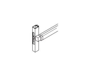 Kawneer 050451 Adams Rite 8400 Mortise Exit Device 3-0 Door LH