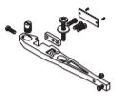 Kawneer 050702 Side Load Arm Package for Double Acting Door