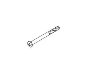 Kawneer 128516-40 Through Bolt At Pivot Stile D/A Single Bend Push Bar On Insul Clad And Entara Door 3/8-24 X 3-9/16 Through Bolt, Dark Bronze