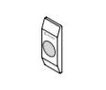 Kawneer 133626-17 Cylinder Mounting Pad for A 1686 Exit Device, Clear Aluminum