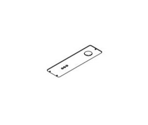 Kawneer 450398-17 S/A Offset Arm Dress Plate, Clear Aluminum