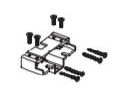 Kawneer 450549-17 S/A Offset Arm Shear Block Package Butt Hinge for Trifab 450, Clear Aluminum