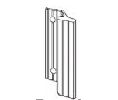 Kawneer 911673-17 Extruded Blank Pull Package with Slide Operator for 990 Sliding Door 1 Interior & 1 Exterior Pull, Clear Aluminum