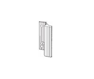 Kawneer 911687-40 Extruded Pull Package with Slide Operator for 990 Sliding Door OX, OXOL with Thumbturn And Cylinder, Dark Bronze
