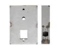 Keedex K-BXCL500-AL Gate Box, Suitable for Codelock 500, 2 3/4" Backset, Aluminum, 1 ea
