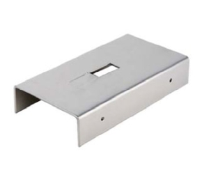 Keedex K-21A Door Style Guard, Center Hung, Aluminum Finish, 1 ea