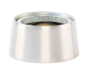 Keedex K-24L-26D Large Cylinder Guard Ring for 1 1/4" to 1 3/8" Cylinders, US26D Satin Chrome Finish, 1 kit