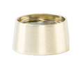 Keedex K-24L-4 Cylinder Guard Ring, Satin Brass