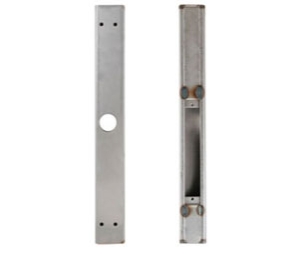 Keedex K-BXA/R-E Gate Box, for Adams Rite & DL1200 Gate Box, Mortise, 1 1/8" Backset, Narrow Style, 14 Gauge Steel, 1 ea