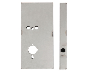 Keedex K-BXBEST-93KV Weldable Gate Box, Cylindrical, 1 1/8" Backset, 14 Gauge Steel, Suitable for Best/Stanley 93KV, 93KG, 93KZ, 1 ea