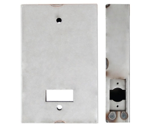 Keedex K-BXCL500 Weldable Gate Box,2 3/4" Backset, 14 Gauge Steel, Compatible with Codelocks 500/510/515, 1 ea