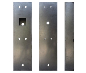 Keedex K-BXED-V990NL-2 Exit Device Gate Box, 14 Gauge Steel, Suitable for Von Duprin 99 with 990NL Trim, 1 ea