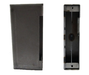 Keedex K-BXES17 Electric Strike Gate Box, 14 Guage Steel, Prepared for Large ANSI Strike, 1 ea