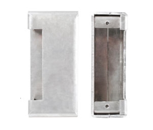 Keedex K-BXES3A-AL Electric Strike Box, Aluminum, Suitable for Adams Rrite 7100/7101/7140 , 1 ea