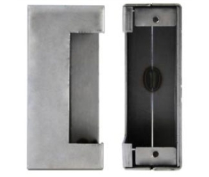 Keedex K-BXES51 Electric Strike Gate Box, Suitable for Von Duprin 5100, ANSI Strike, 14 Guage Steel, 1 ea