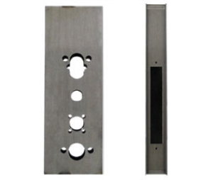 Keedex K-BXIL-710 Mortise Gate Box, 2 3/4" Backset, 14 Guage Steel, Suitable for Kaba Ilco 710 Mortise, 1 ea